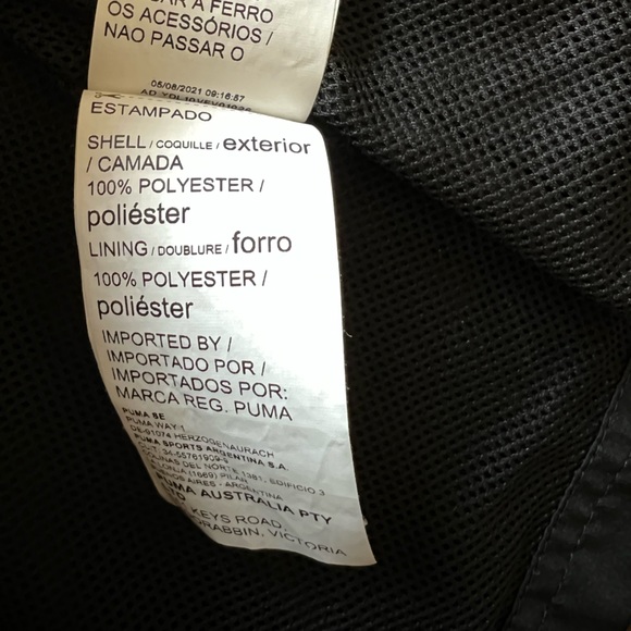 Puma Men’s Hooded Jacket Outerwear Shell; Size Large - Picture 13 of 14